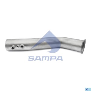 Труба приемная глушителя MAN SAMPA 024125 SAMPA