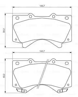 TOYOTA LAND CRUISER (200) (2008>) 0 986 494 449 BOSCH