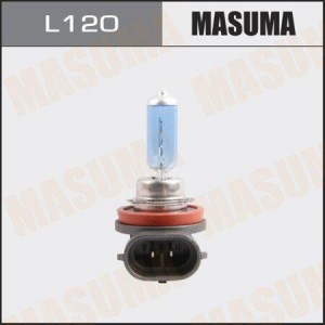 лампа! галогенная (H11) 12V 55W BLUE\ L120 MASUMA