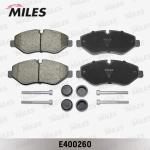 Колодки тормозные передние (без датчика + болты) (Смесь Low-Metallic) (MB SPRINT E400260 MILES
