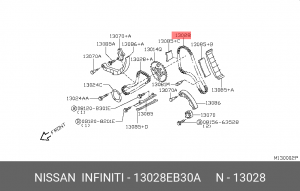 ЦЕПЬ ПРИВОДА РАСПРЕДВАЛА 13028-EB30A 13028-EB30A NISSAN