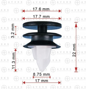 Клипса 1376567 1376567 AVERS
