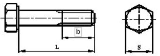 Болт М8х1,25х18 подвесного подшипника для а/м ВАЗ 2101  10шт 000010060433218 BELZAN