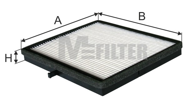 фильтр салона!\ Daewoo Lacetti 1.5 04> K966 MFILTER AUTOMOTIVE FILTERS