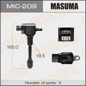 катушка зажигания!\ Nissan AD/Almera/Almera Tino 00-08 MIC-209 MASUMA