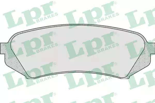 Комплект тормозных колодок 05P835 05P835 LPR