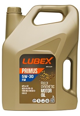 L034-1315-0307 LUBEX Синт-ое мот.масло PRIMUS FM 5W-30 CF/SL A5/B5 (7л) L034-1315-0307 LUBEX