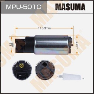 насос топливный электрический! графит. коллект\ Honda MPU-501C MASUMA