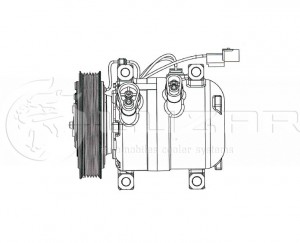 Компрессор кондиц. для а/м Nissan Almera Classic (05-) 1.6i LCAC1410 LCAC1410 LUZAR