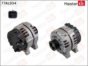 Генератор  CITROEN C4, PEUGEOT 307/407 1.4-2.0 (14V 120A) Masterkit 77AL034 MASTER KIT