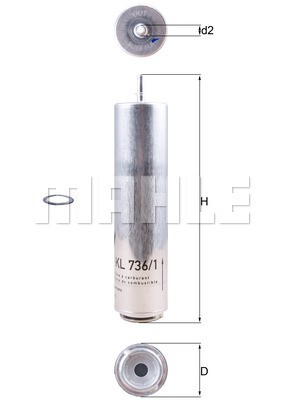 1-СЕРИЯ F20/F21 (2011>) KL736/1D MAHLE KNECHT