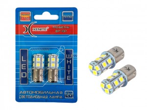 Лампа светодиодная 12V P21/5W BAY15d 1157 + 50% блистер (2шт.) XENITE 1009232 XENITE