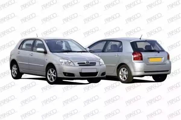 решетка бампера левая!черная с отверстием для противотуманной фары\ Toyota Corol TY0901248 PRASCO GROUP