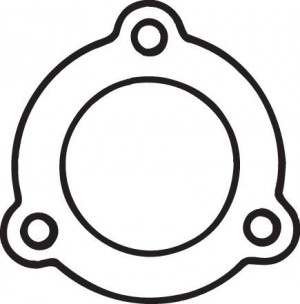 Прокладка VW Passat (97-05),Touareg (03-) AUDI A4 (94-08),Q7 (07-) трубы приемно 256-322 BOSAL