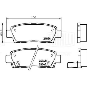 TOYOTA CRESTA/MARK 2(X9#)/CROWN/AVALON PF4102 TRIALLI