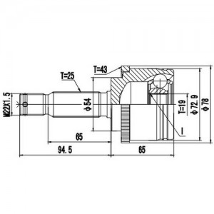 ШРУС НАРУЖНЫЙ_ZIKMAR Z87233R ZIKMAR