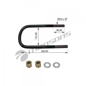 Стремянка М24х360х180 R-135/R50 300125 MANSONS