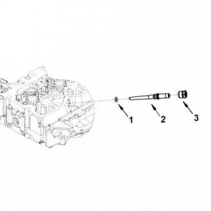 Фиксатор коннектора форсунки КАМАЗ Камминз ISBe, ISDe, ISLe (5264181) (Haffen) 0590 HAFFEN