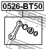 Сошка рулевая 0526-BT50 0526-BT50 FEBEST