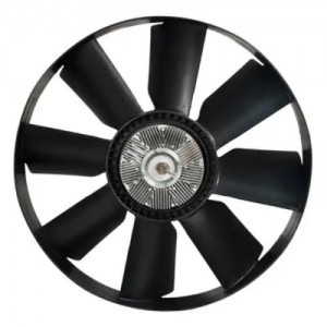 Муфта вязкостная с вентилятором и обечайкой 654мм КАМАЗ дв.740.30 с 2007г. Cummi HTKS020002741 HOTTECKE