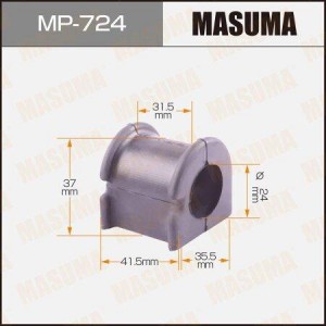 втулка стабилизатора переднего! d24\ Toyota Corolla ZZE130 02-07 MP-724 MASUMA