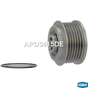 Шкив SSANGYONG Actyon (10-) (D20F) генератора KRAUF APD3415DE KRAUF