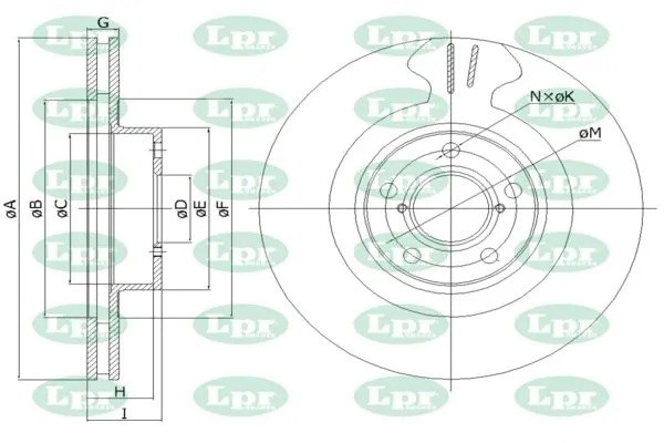 Диск тормозной S4228V S4228V LPR
