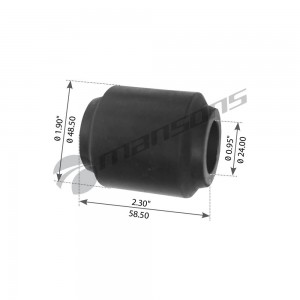 Втулка амортизатора ROR 24х48х58 TRB5007 MANSONS