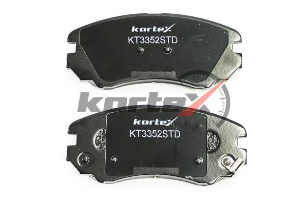 Колодки торм. HYUNDAI SONATA (ТагАЗ)TUCSON 04-KIA SPORTAGE 04-SOUL перед.к-т KT3 KT3352STD KORTEX