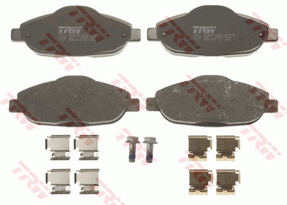Колодки передние PEUGEOT 3008, 308 GDB1761 GDB1761 TRW