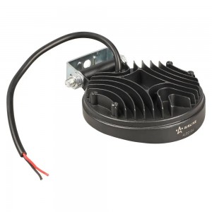 Фара светодиодная круглая, 24 LED рассеянный свет, 24W (112х112х37) 12/24V PLUS  ALED104 AIRLINE