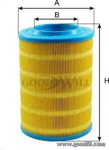 Фильтр воздушный AG219 AG 219 GOODWILL