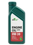Масло моторное LIVCAR ENGINE OIL EURO 0W-30 ACEA C2 API SN/CF (1л) LC7110030-001 LC7110030001 LIVCAR