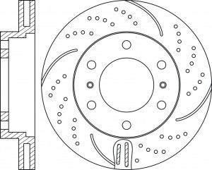 Диск тормозной Performance TOYOTA LC PRADO 2009 RN1435DSET RN1435DSET NIBK