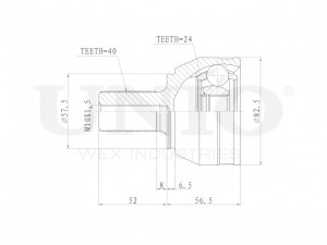 ШРУС внешний CVJ-20331 UNIO