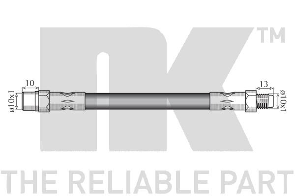 Шланг тормозной 859949 859949 NK