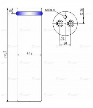 осушитель!\ Mazda 3 03> LCR 2505 LUZAR
