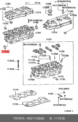 Сальник распредвала коленвала передний 90311-35040 90311-35040 TOYOTA