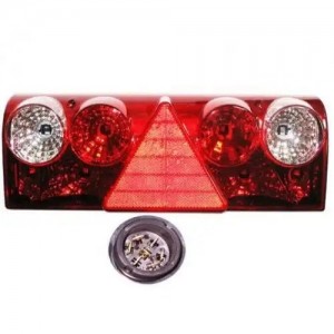 Фонарь задний SCHMITZ Europoint 2 правый (7-pin,красно-белый) MARS TECH M611449 MARS