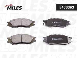 Колодки тормозные передние (без датчика) (Смесь Low-Metallic) NISSAN ALMERA CLAS E400363 MILES