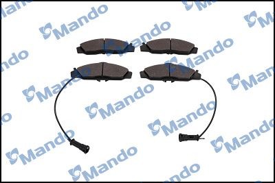 Колодки дисковые передние MPD17 MPD17 MANDO