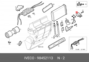 СПУСКНОЙ КРАН (10130090/240516/0020941) 98452113 IVECO