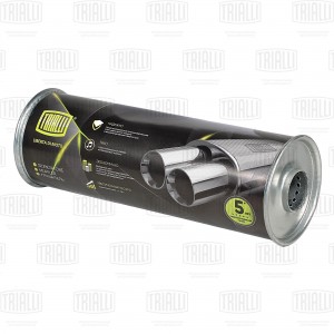 глушитель! круглый L400 D138 d50 универсальный\ EMM 3104 TRIALLI