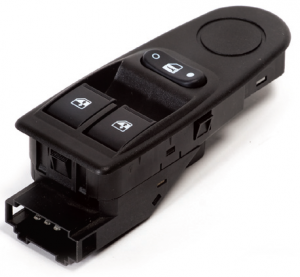 Клавиша стеклоподъемника и блокировки дверей для а/м ВАЗ 1118 (блок 2-стеклоподъ 351.3769 AVAR