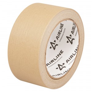 Скотч малярный термостойкий 48 ммх40 м "AIRLINE" (коричневый) (110°C) ADTP004 AIRLINE