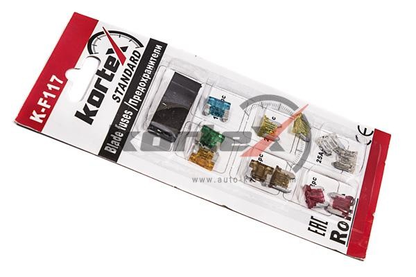 Предохранитель 5-30А флажковый MICRO Low Profile комплект 12шт. KORTEX K-F117 KORTEX