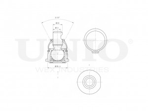 Опора шаровая передняя нижняя SSP-20111 UNIO