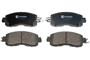 Тормозные колодки передние, Low Metallic C11CR0250 C11CR0250 CWORKS