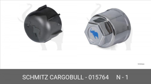 Колпачок на колесную гайку чёрный /замена: 015764 хромированный 015764 SCHMITZ CARGOBULL