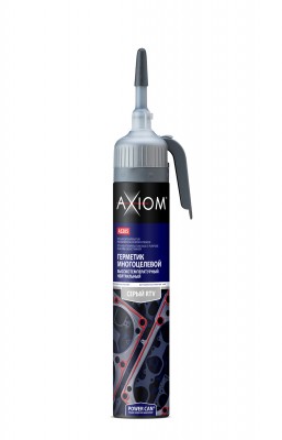 герметик! многоцелевой, высокотемпературный, серый, с автоподачей, 200мл\ AS205 AXIOM